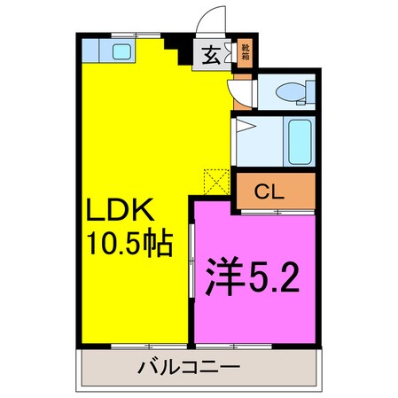 シティーハイファイブの物件間取画像